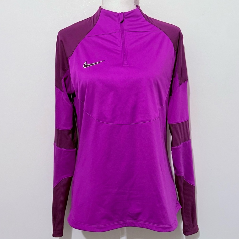 Nike Therma-FIT Purple 1/4 Zip Fleece Lined Pullover | Women’s Size Medium